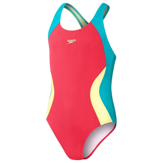 Speedo Παιδικό ολόσωμο μαγιό Colourblock Spiritback